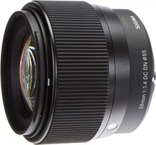 Sigma C 56 mm F1.4 DC DN 55 mm
