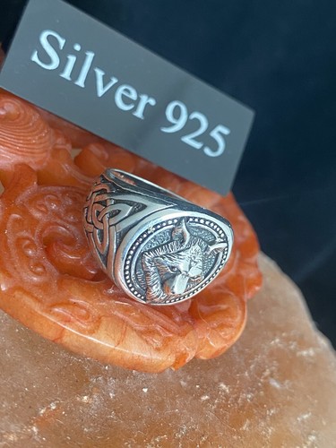 Massiver silber wolf - silber,