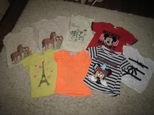 8 Bekleidungspaket  T-Shirts kurzarm Frühling Sommer Gr. 92-110