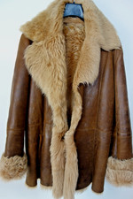 Sahneteil  Designer MABRUN Toskana Lammfellmantel  Gr.38 40 Pelzmantel Shearling