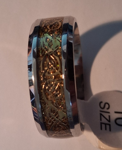 Keltischer drache ring gold - drache,