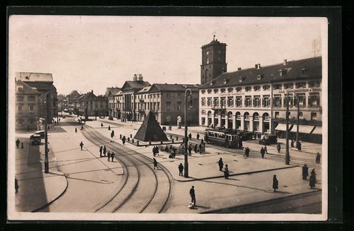 Ansichtskarte karlsruhe b - karlsruhe, i.