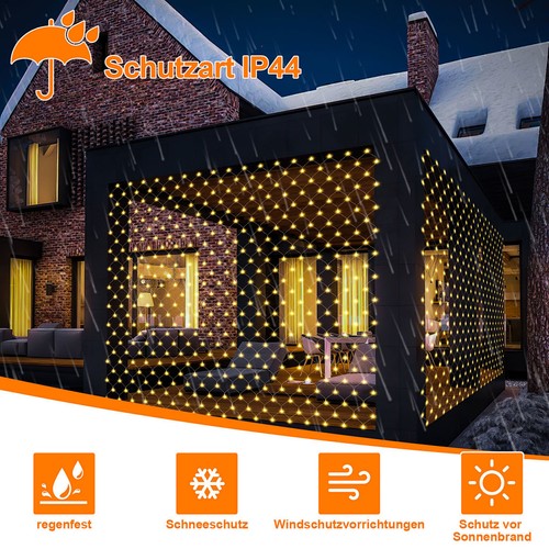 Solar lichternetz led garten - solar,