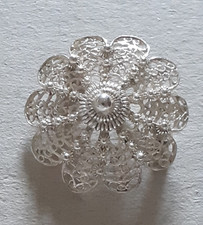 Filigrane brosche 835 silber - filigrane,