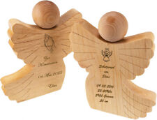 Engel Figur aus Holz zur Taufe