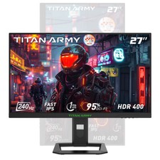 TITAN P2710S 27-Zoll Gaming Monitor 2560*1440/240Hz/1500:1 Adaptive Sync Monitor