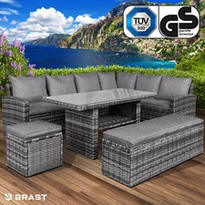 BRAST Poly Rattan Sitzgarnitur