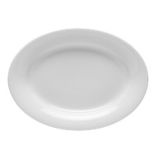 Serviceplatte 36 cm Platte oval Servierteller Bratenteller Porzellan Fischplatte