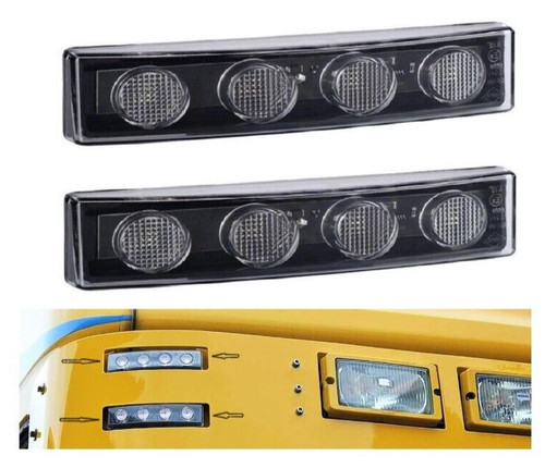 Paar led sonnenblende - paar, lichter