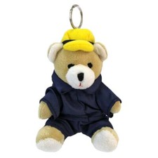 Teddy Feuerwehr Schlüsselanhänger - ca. 12 cm Anhänger Rucksack