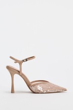 Zara High Heels With Sequins