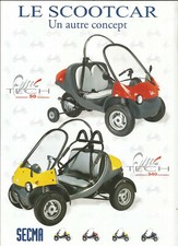 SECMA - SCOOTCAR FUN TECH 50 - FUN TECH 340 / Katalog Prospekt Brochure
