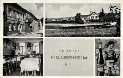 Hillesheim rheinhessen - ak,