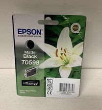Original Epson T0598 C13T05984010 Tintenpatrone Matte Black Stylus Photo R2400