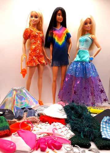 Barbie fashionistas set - barbie,,