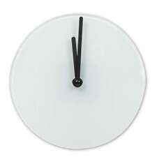 Ø29cm Glaswanduhr Uhr Wohnzimmer Kinder Modern Sublimation DIY Küche lautlos