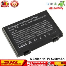 A32-F82 A32-F52 Akku für Asus K70 K70IJ K70IO K61 K61I K61IC K61L L0690L6 Laptop