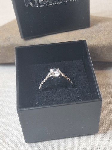 Weißgold ring 333 - ring, 8