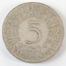 5 DM, Heiermann, Silber, 1970
