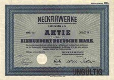 Neckarwerke 1952 Esslingen