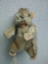 Steiff Hamster Goldy - 60er Jahre - 10 cm - Knopf und Fahne fehlen
