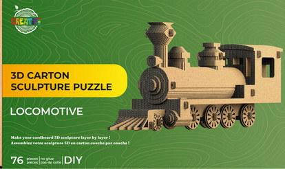 Puzzle skulptur aus - puzzle,