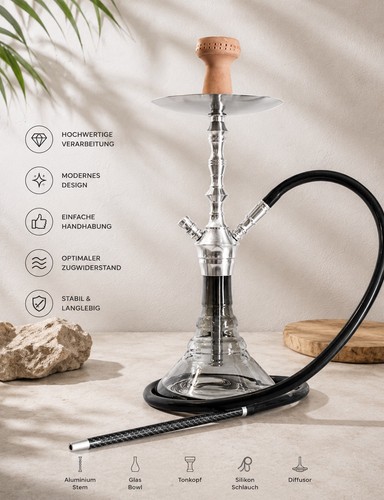 Kaya shisha lightgrey - shisha,