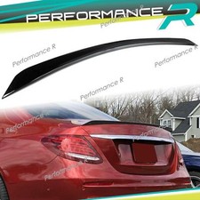 Schwarz Spoilerlippe Spoiler Heckspoiler für Mercedes E Klasse W213 Limo 16-21