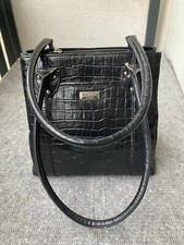 Osprey London Handtasche aus Leder in Kroko-Optik