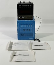MW-UKW CUBE Vintage Uhren Retro Radio 80er J. Deko Alarm Funktion Unbenutzt O 64
