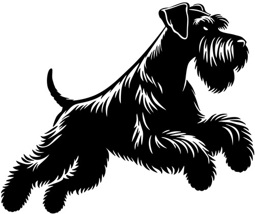 Riesenschnauzer aufkleber - riesenschnauzer,