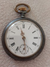 Omega Taschenuhr silber