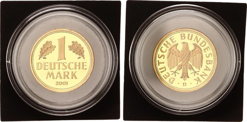 Brd goldmark 2001 1 dm - , d