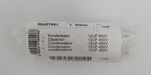 Miele kondensator 12uf 450v - kondensator,