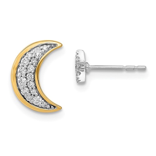 Ohrringe karat bicolor gold - 14,