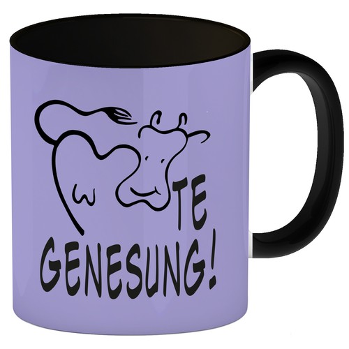 Kuhte genesung kaffeebecher - genesung,