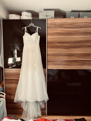 Brautkleid linie weiß - brautkleid, a-linie