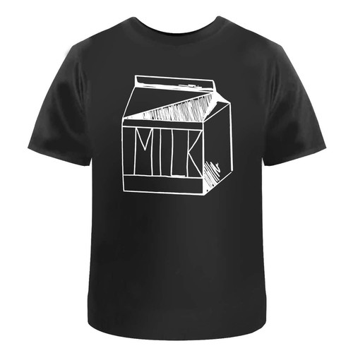 Unisex shirt milk - unisex, carton"