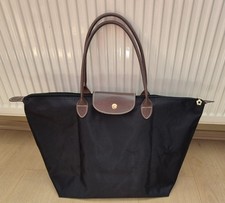 Schultertasche Schwarz Gr. L 