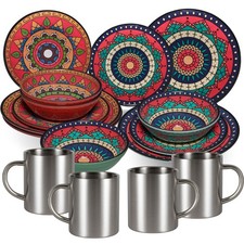 Melamin Geschirrset 4 Personen