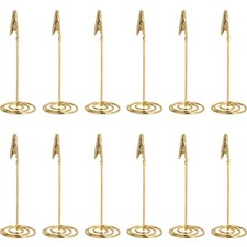 Gold Memo Clip Halter 12