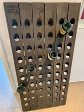 Rüttelbrett Rüttelpult Sekt Champagner Weinregal 60 Fl. antik Eiche