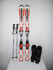HEAD " SUPERSHAPE " SKI JUNIOR ALLROUND CARVER 117 CM + SKISCHUHE GR.: 36 IM SET