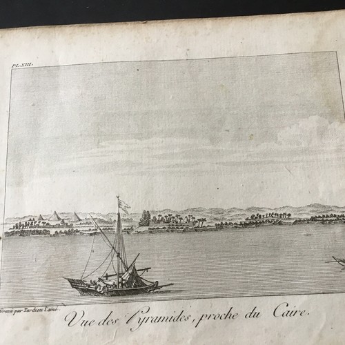 Gravur ägypten 1817 - 1817, pyramide