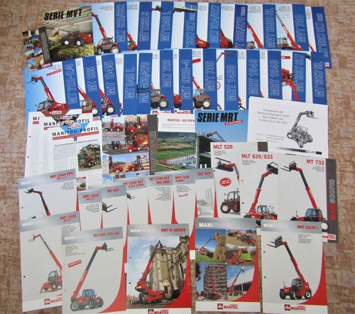 Konvolut prospekte manitou - konvolut,