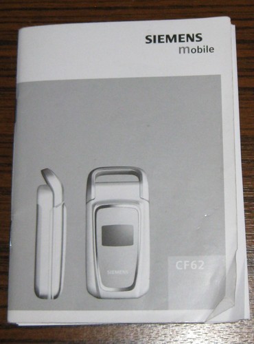 Handbuch für simens cf62 - handbuch,
