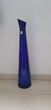 ✅Hohe blaue Ambiente Zwiesel Bodenvase Glasvase 80cm Mundgeblasen