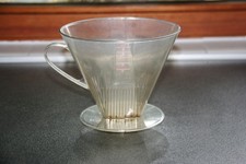 Melitta Kaffeefilter 1x10 Kunststoff transparent  Aromafilter 1 Loch Filter groß