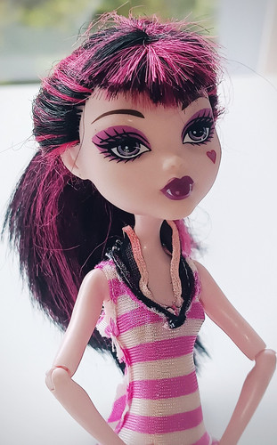 Monster high draculaura skull - monster,