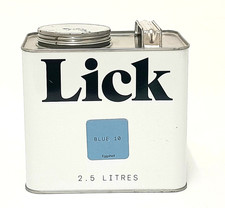 Lick Designerfarbe Blue 10 seidenmatt 2,5L - Wand & Decke, abwaschbar, langlebig